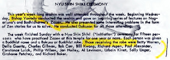 Machine generated alternative text:
NYU 
SHIKI 
This ...k w. I 
of Zee. us 
Shin Shiki 
'Ons have practiced Zazen terrp'e o. Each w. 
Constanc. Hoi'". Al L.v;rn, Kin", Sony 